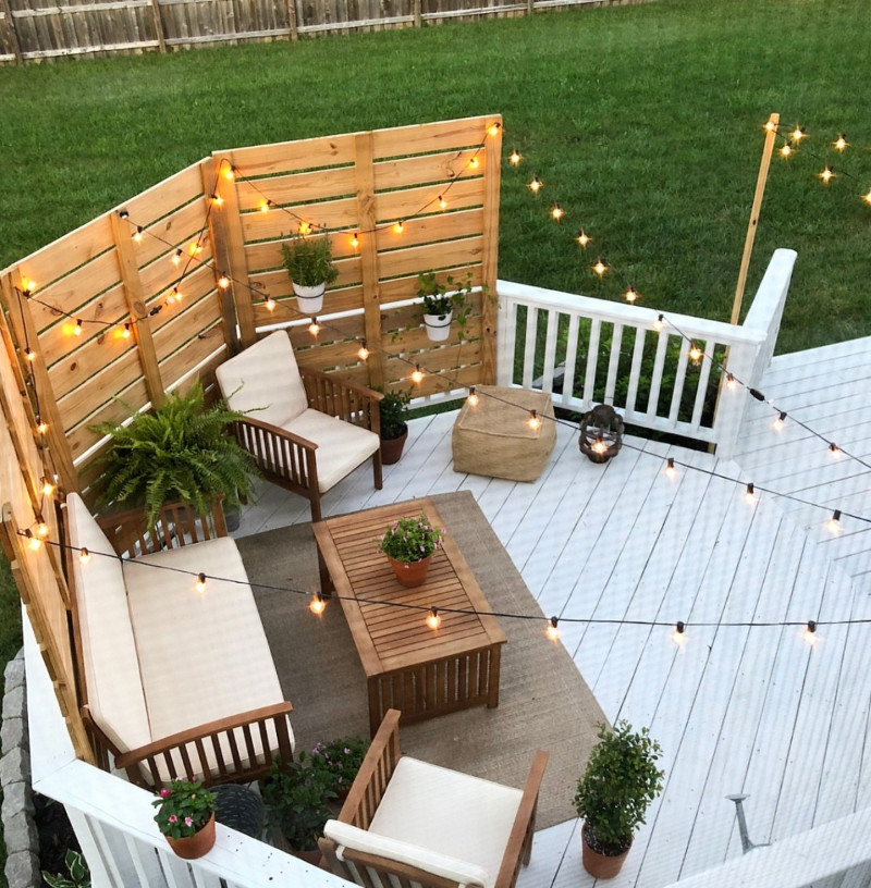 Everyone could use some backyard privacy. Source: A Carrie’d Affair